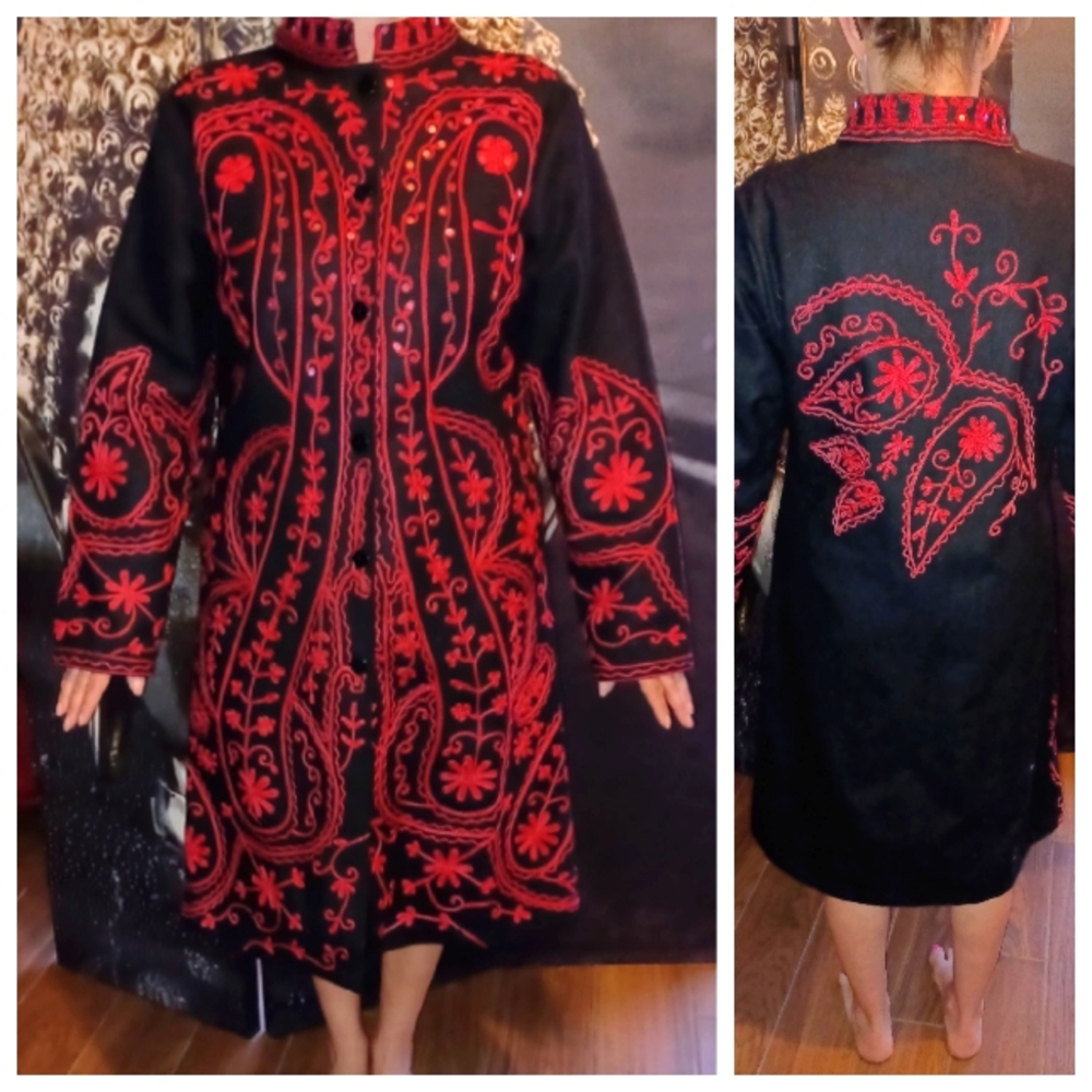 Beautiful Embroidered Sequinned Jacket